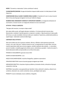 NODO: “Economia e matematica” (stima: attribuire il valore