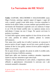 La Narrazione dei RE MAGI - Parrocchia Sacro Cuore