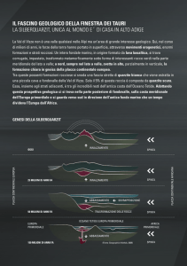 IL FASCINO GEOLOGICO DELLA FINESTRA DEI TAURI LA