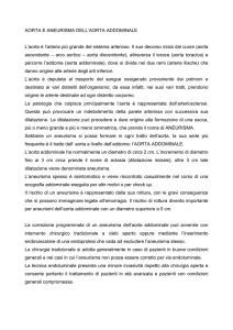 Informazioni su aorta e aneurisma dell`aorta addominale