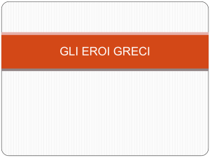 gli eroi greci - PIATTAFORMA DIDATTICA