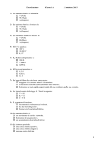 Esercitazione Classe 1A 21 ottobre 2015