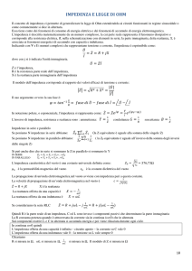 010-11 Impedenza e legge di OHM