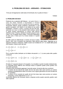 IL PROBLEMA DEI BUOI – ARENARIO – STOMACHION