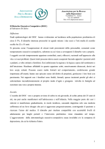 1 Il Disturbo Ossessivo-Compulsivo