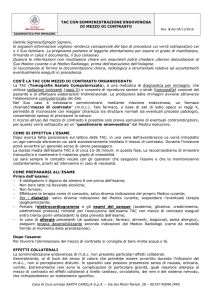 preparazione tac con somministrazione mdc