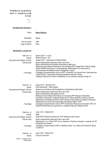 CV - Daniele Serio