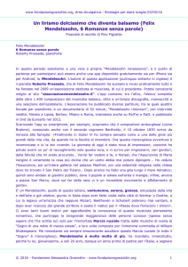 Felix Mendelssohn, 6 Romanze senza parole