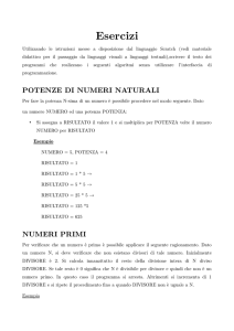 Esercizi - Liceo Malpighi