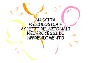 Aspetti relazionali nel processo di apprendimento
