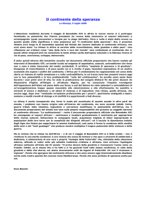 Il continente della speranza