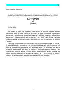 Manuale caposervizio sciovie - SIF