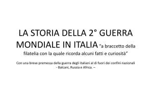 La Seconda Guerra in Italia