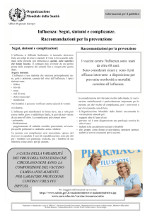Informazioni generali - OMS 2012