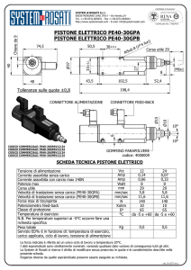 pistone elettrico pe40-30gpa pistone elettrico pe40