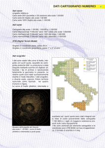 Prodotti dell`I.G.M. : dati cartografici numerici