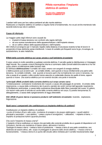 pillola normativa - impianto elettrico di cantiere