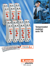 Temporizzatori modulari serie TM