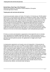 Terapia genica del carcinoma del pancreas