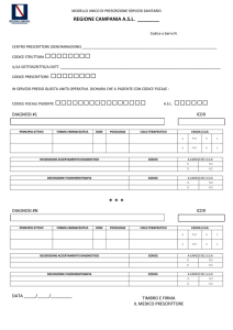 Modello unico di prescrizione
