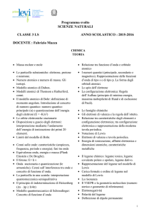 Chimica - IIS "Primo Levi"