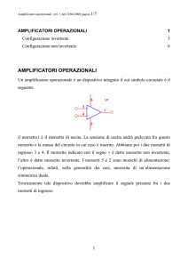 amplificatori operazionali - Pacinotti