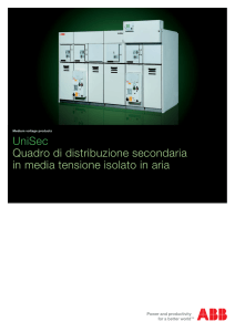 UniSec Quadro di distribuzione secondaria in media tensione