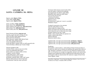 litanie di santa caterina da siena