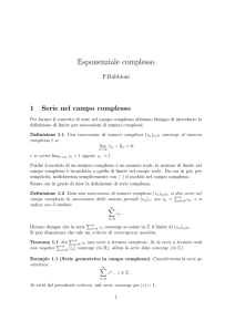 Esponenziale complesso