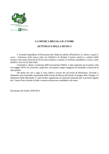 La musica regala il cuore