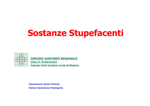 Sostanze Stupefacenti