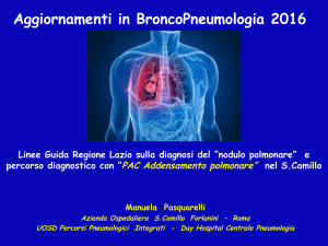Percorso diagnostico della malattia polmonare neoplastica