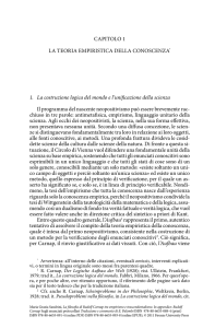 La teoria empiristica della conoscenza