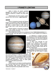 I PIANETI LONTANI
