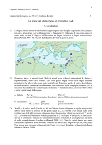 Lingue del Mediterraneo - Università degli studi di Bergamo