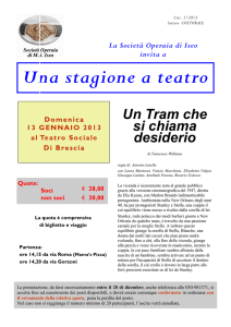 Locandina - Società Operaia di Iseo