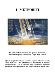 I METEORITI