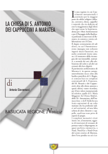 la chiesa di s. antonio dei cappuccini a maratea