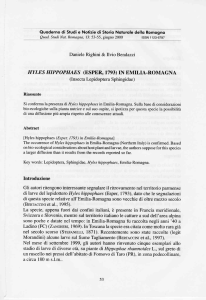 HYLES HIppOpHAES (ESPER, 1793) rN BMILTA