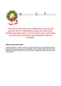 Auguri MsF - Matematica senza frontiere