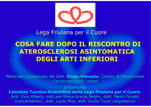 Cosa fare in caso di aterosclerosi degli arti inferiori