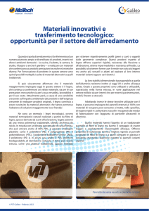 opportunità per il settore dell`arredamento