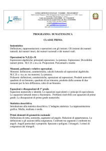 1° matematica - Ciardo Pellegrino