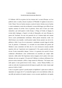 Il 9 febbraio 1649 fu un giorno che fece tremare tutti i sovrani d`Europa