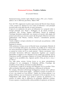 Emmanuel Lévinas, Totalità e Infinito