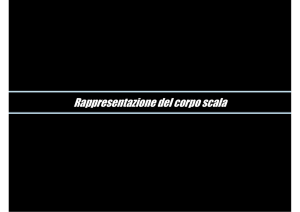 Rappresentazione del corpo scala