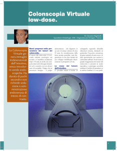 Colonscopia Virtuale low-dose.
