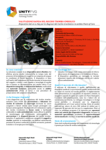 VALUTAZIONE RAPIDA DEL RISCHIO TROMBO