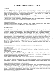 13 POSITIVISMO COMTE appunti