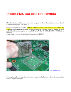 PROBLEMA CALORE CHIP nVIDIA